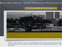 Tablet Screenshot of keyprocessserver.com